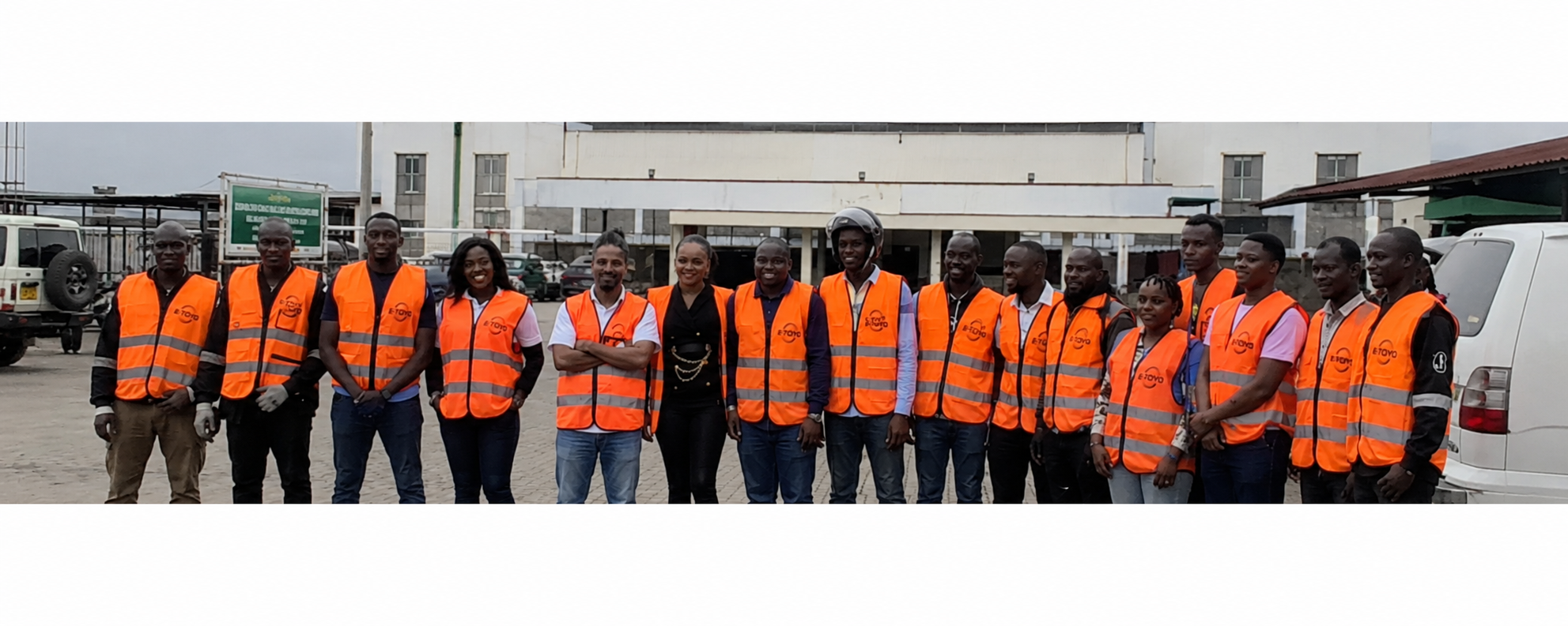The E-TOYO team in Dar es Salaam